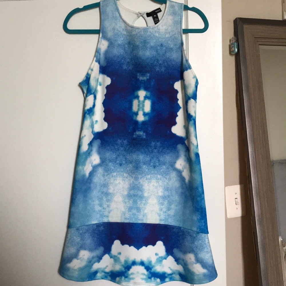 WORN ONCE, AMAZING AQUA DRESS
